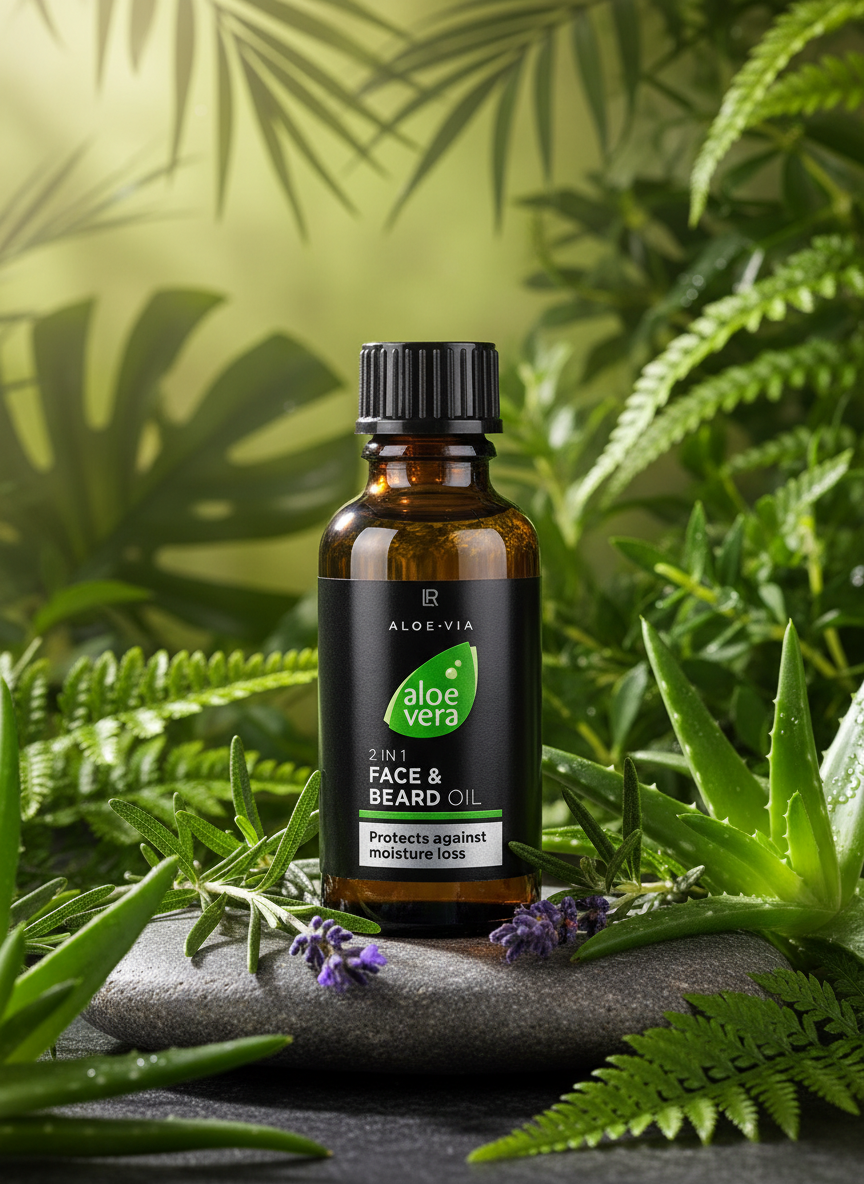 LR Aloe Vera Mens Essentials Gesichts- & Bart-l - gesundexperte.de